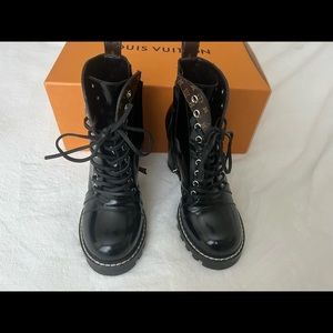 Louis Vuitton Black Star Trail Ankle Boots
